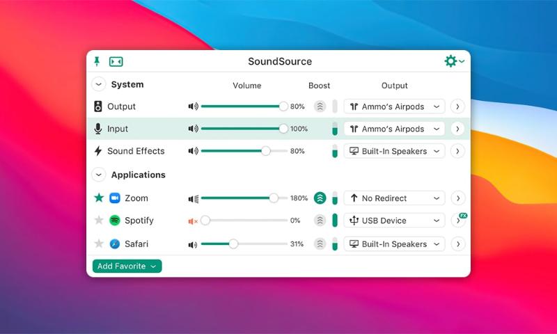 Soundclips Mac 强大的Mac音频控制软件:SoundSource | ZLX STUDIO